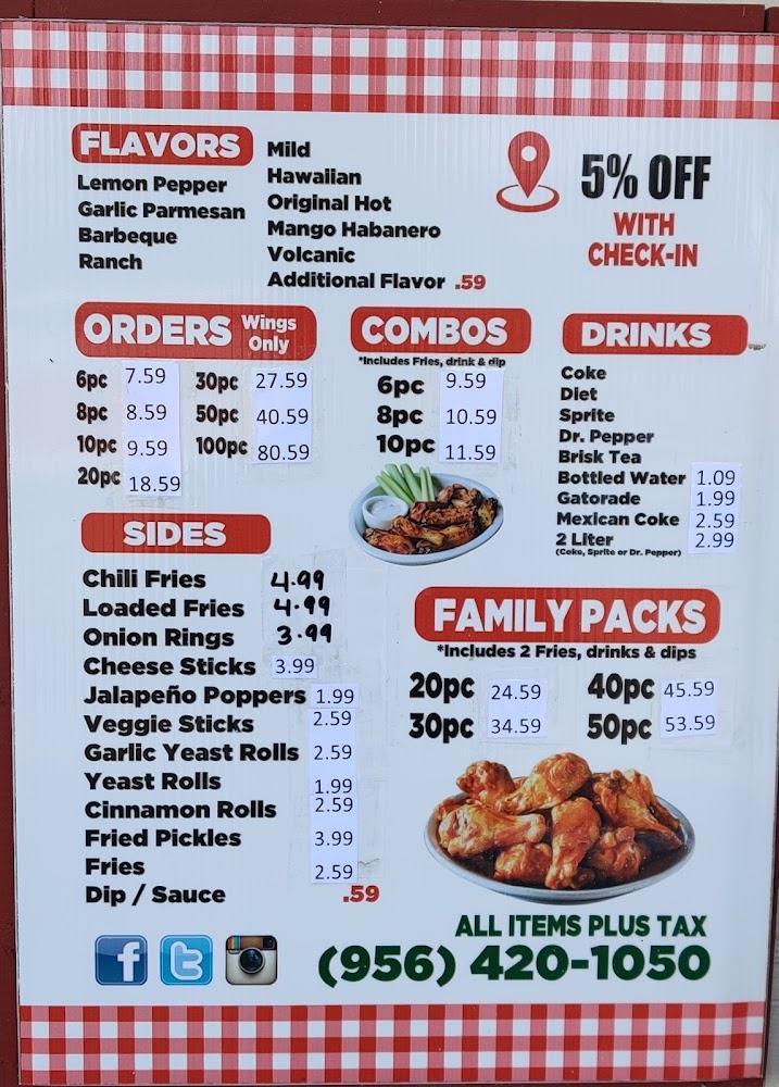 Wings -N- Go/Donna Menu image 2