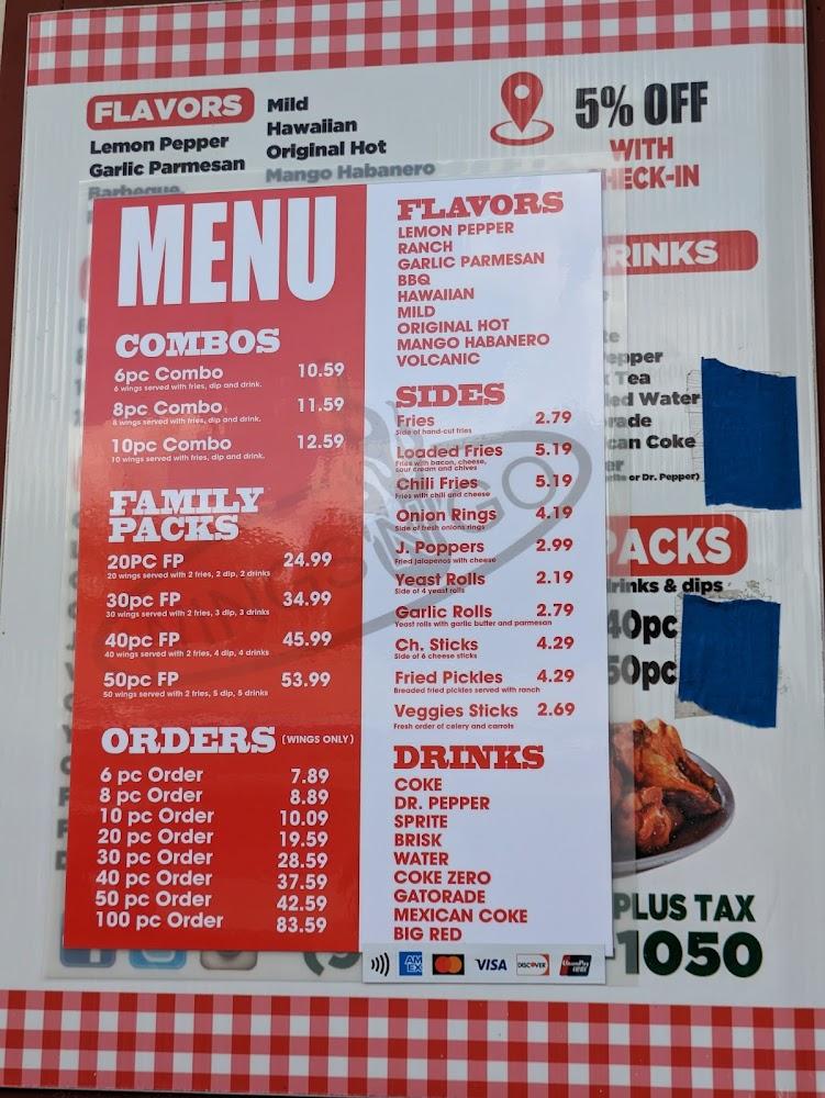 Wings -N- Go/Donna Menu image 3
